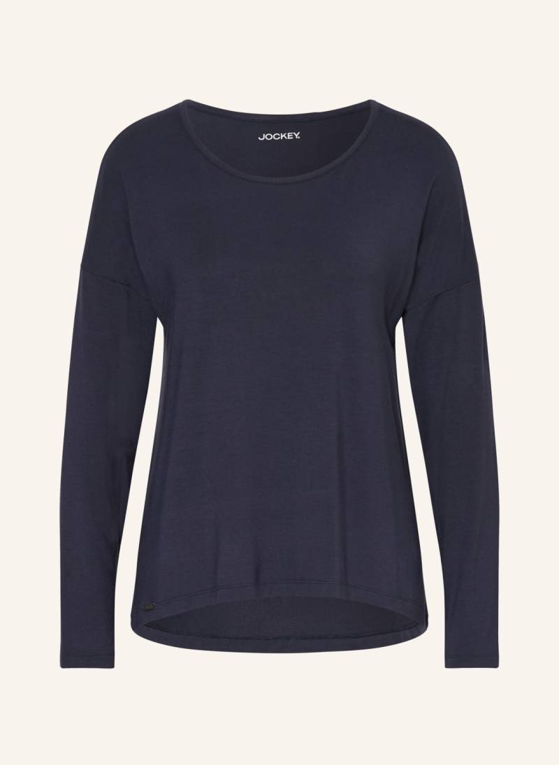 Jockey Lounge-Shirt Supersoft Lounge blau von Jockey