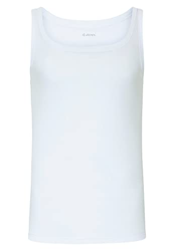 Jockey Luxury Cotton Sleeveless Shirt in Weiß von Jockey