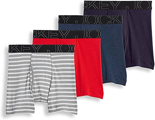 Jockey Men's 4-Pack ActiveBlend Long-Leg Boxer Briefs von Jockey