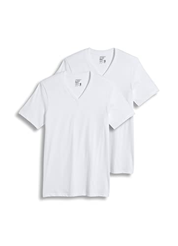 Jockey Men's T-Shirts Classic V-Neck - 3 Pack, diamond white, M von Jockey