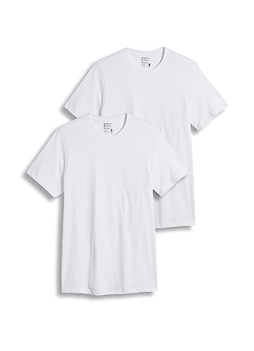 Jockey Men's T-Shirts Tall Man Classic Crew Neck - 2 Pack, diamond white, 2XLT von Jockey