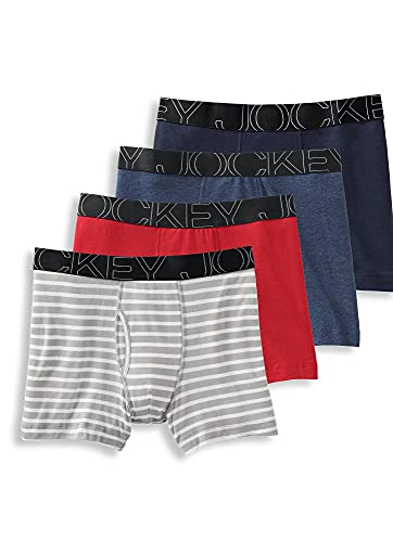 Jockey Men's Underwear ActiveBlend Boxer Brief - 4 Pack von Jockey