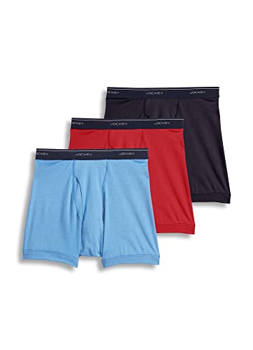 Jockey Men's Underwear Classic Boxer Brief - 3 Pack, Cosmic Mix, 2XL von Jockey