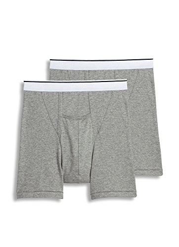 Jockey Men's Underwear Pouch Boxer Brief - 2 Pack, Grey Heather, XL Jockey Men's Underwear Pouch Boxer Brief - 2 Pack, Grey Heather, XL von Jockey