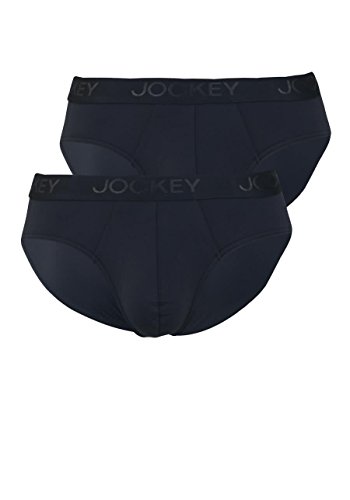 Jockey Microfiber Air Brief 2Pack, Black, M von Jockey