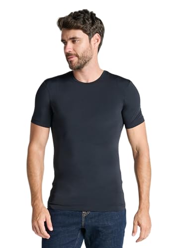 Jockey 24/7 Microfiber Air T-Shirt 2er-Pack - leichte T-Shirts für Herren mit 4-Wege-Stretch, Shirt mit Kurzarm und Rundhals-Ausschnitt, lockere Passform, 2er Set, in Schwarz Jockey 24/7 Microfiber Air T-Shirt 2er-Pack - leichte T-Shirts für Herren mit 4-Wege-Stretch, Shirt mit Kurzarm und Rundhals-Ausschnitt, lockere Passform, 2er Set, in Schwarz von Jockey
