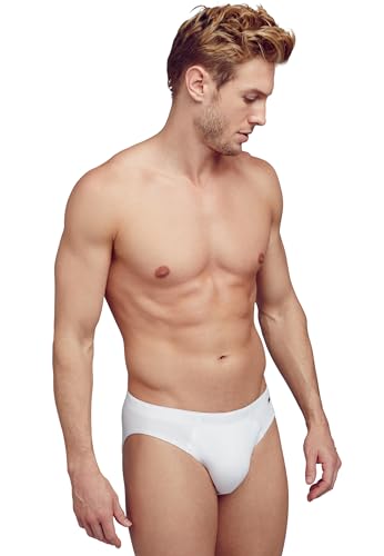 Jockey® Herren Modern Stretch Brief, White, S von Jockey