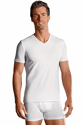 Jockey Modern Stretch V-Neck Shirt in Weiß, Größe XX-Large von Jockey