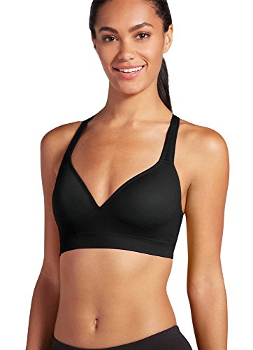 Jockey Nahtloser Damen-BH mit geformten Körbchen. - Schwarz - Large Jockey Nahtloser Damen-BH mit geformten Körbchen. - Schwarz - Large von Jockey