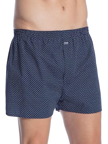 Jockey Polka Dot Woven Boxer, Navy, M,M,Blau von Jockey