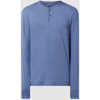 Jockey Pyjama-Oberteil mit Modal-Anteil in Jeansblau, Größe S von Jockey