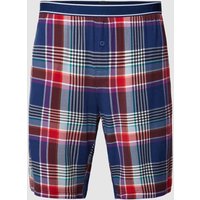 Jockey Pyjama-Shorts mit Allover-Muster in Rot, Größe XL von Jockey