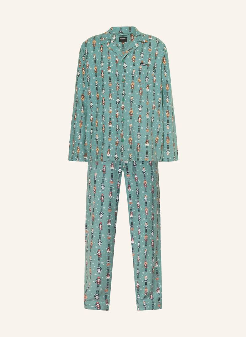 Jockey Schlafanzug Everyday Aus Flanell gruen Jockey Schlafanzug Everyday Aus Flanell gruen von Jockey