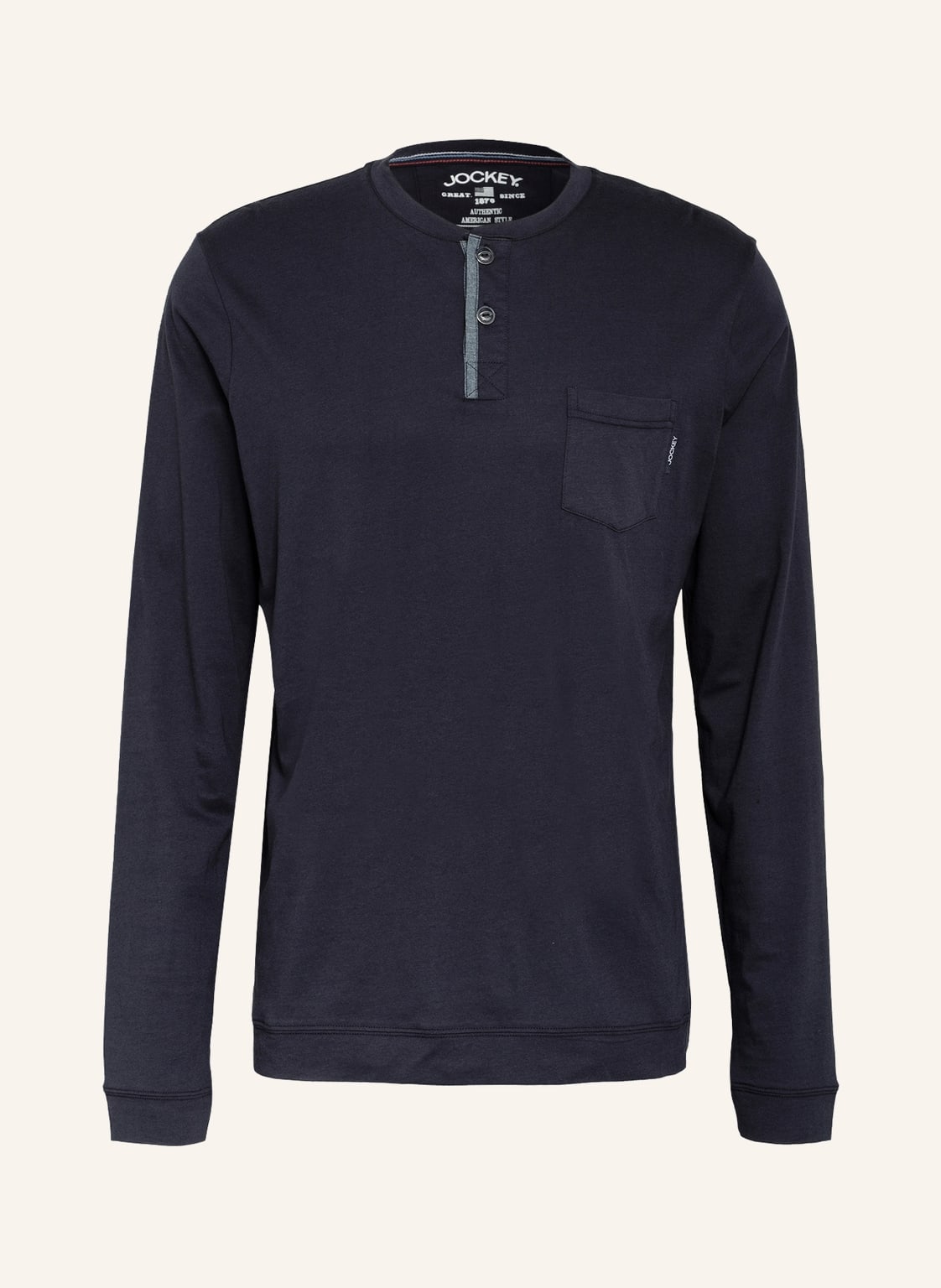 Jockey Schlafshirt Night And Day blau von Jockey