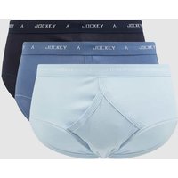 Jockey Slip im 3er-Pack in Blau Melange, Größe XL von Jockey