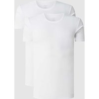 Jockey T-Shirt aus Baumwolle im 2er-Pack in Weiss, Größe L von Jockey