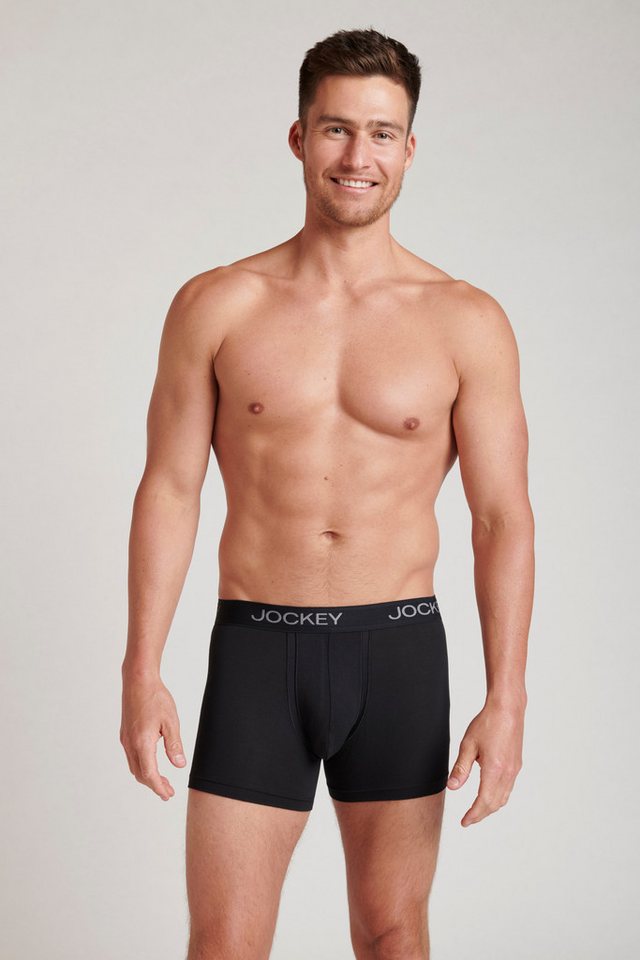 Jockey Trunk CHAFE PROOF POUCH TRUNK (2er Pack) Mittlere Bundhöhe, Logobund von Jockey