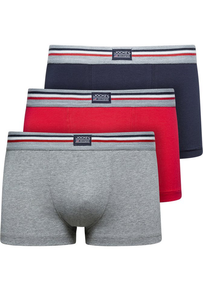 Jockey Trunk Cotton Stretch (Packung, 3-St) mittlere Bundhöhe von Jockey