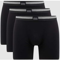 Jockey Trunks mit Label-Patch im 3er-Pack in Black, Größe S von Jockey
