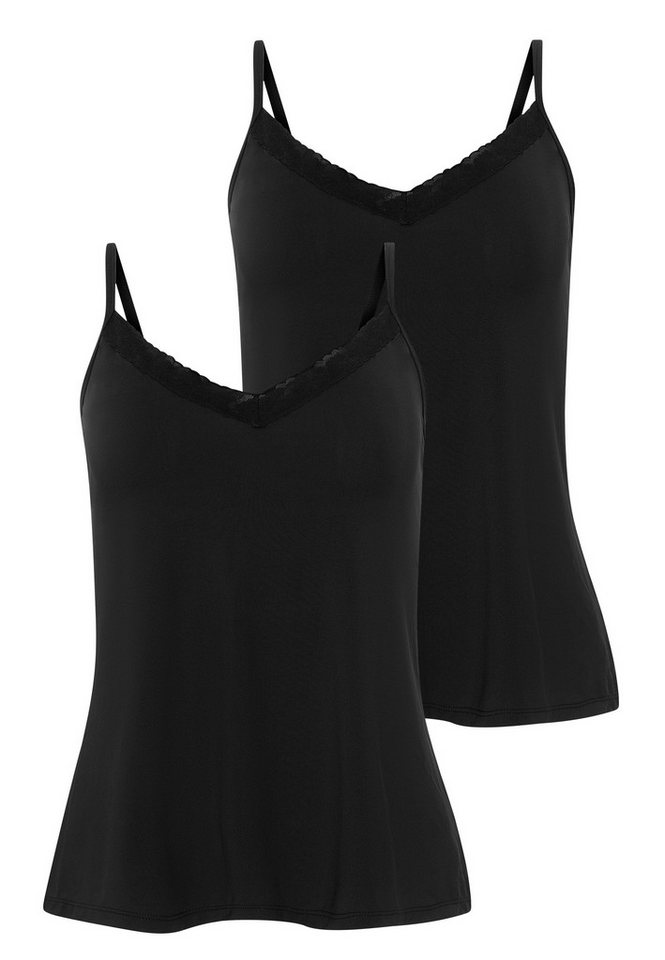 Jockey Unterhemd Soft Stretch Lace (2er Pack) in lockerer Passform von Jockey