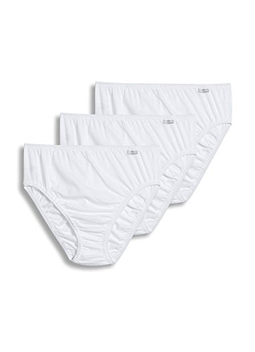 Jockey Women's Underwear Elance French Cut - 3 Pack, white, 6 von Jockey