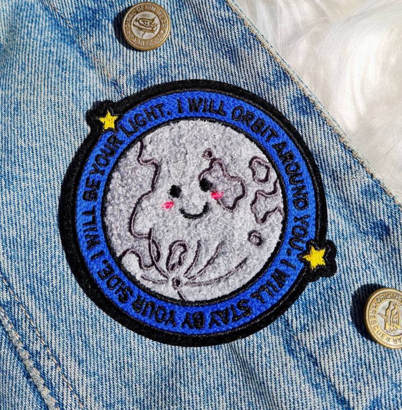 Moon Embroidery Aufnäher von Jocyepins