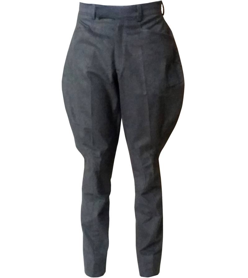 Graue Herren Cord Jodhpur Pants Sport Baumwolle Jodhpuri Hose Reiter Breeches Baggy Pant von JodhpuriFashion
