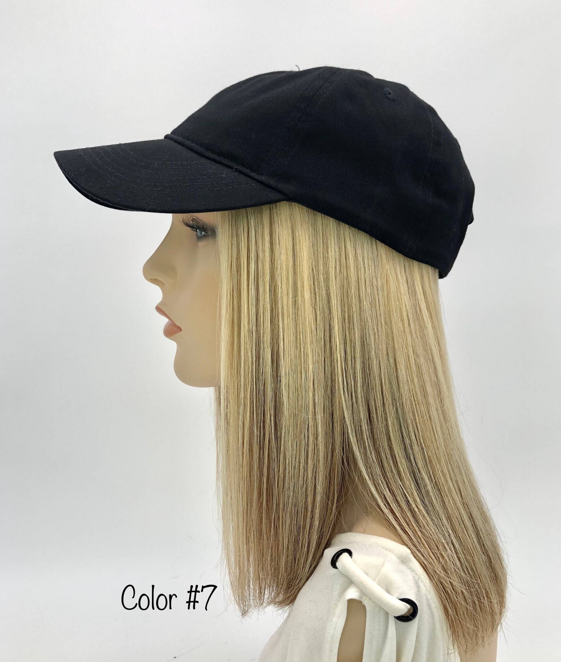 100% Echthaar Chemo Mütze. Schwarze Baseballmütze Für Frauen Mit Angebrachtem Haar. Perfekt Alle, Die Durch Eine Chemotherapie Ihre Haare 100% Echthaar Chemo Mütze. Schwarze Baseballmütze Für Frauen Mit Angebrachtem Haar. Perfekt Alle, Die Durch Eine Chemotherapie Ihre Haare von JodiHat