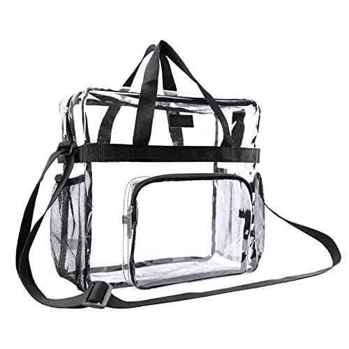 Klare Kulturtasche,Transparente Tasche wasserdichte transparente PVC-Kosmetik-Aufbewahrungstasche,tragbare Reise-Make-up-Tragetasche für Damen und Herren,leichte Tragetasche mit Griffen für Sport von Jodsen