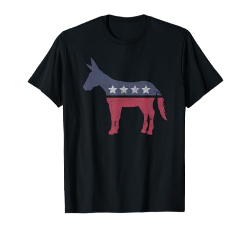 Demokratischer Esel Unterstützung Joe Biden Männer Frauen T-Shirt von Joe Biden Präsidenten Co.