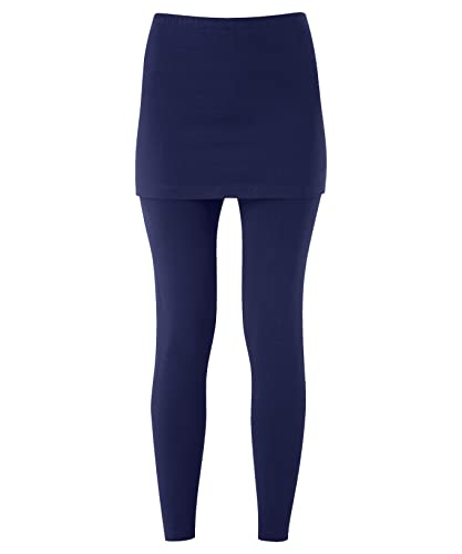 Joe Browns Damen 2-in-1-Leggings mit Rock Hose, Navy, L von Joe Browns