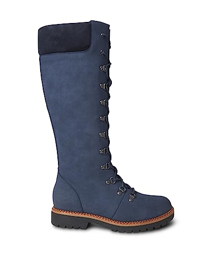 Joe Browns Damen Chunky Hiker Schnürstiefel Mode-Stiefel, Navy, 35.5 EU von Joe Browns