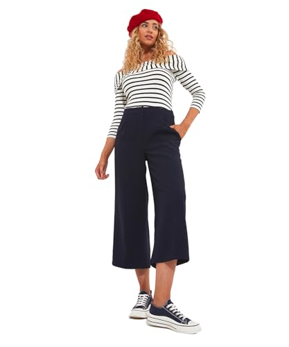 Joe Browns Damen Cropped weitem Bein Lässige Hose, Navy, 42 von Joe Browns