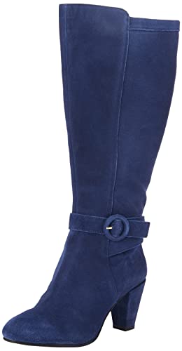 Joe Browns Damen Detaillierte Wildleder Kniehohe Stiefel, blau, 38 EU von Joe Browns