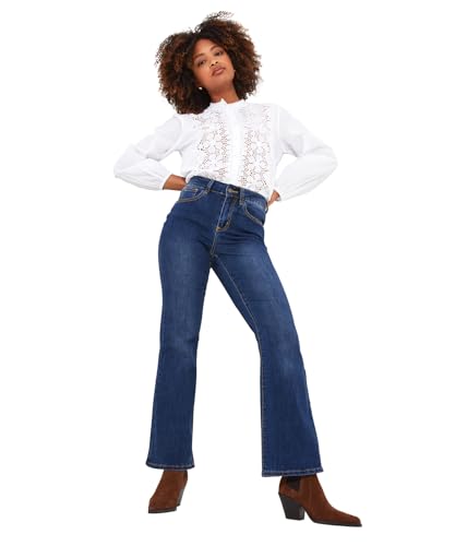 Joe Browns Damen Essentials Western Bootcut Schlagjeans Jeans, blau, 42 von Joe Browns