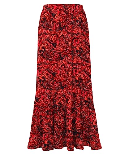 Joe Browns Damen Floral Wrap Front Tie Waist Maxi Skirt Baby Rock, Multi, 44 von Joe Browns