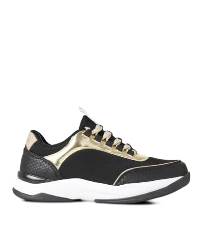 Joe Browns Damen Gold Trim Chunky Dad Trainer Sneaker, Multi, 38 EU Weit von Joe Browns