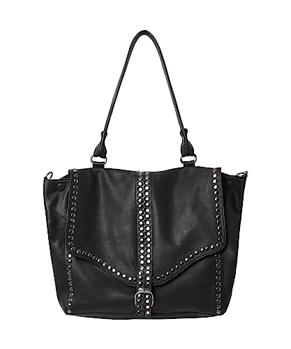 Joe Browns Damen Leder im Used-Look Tasche, Schwarz von Joe Browns