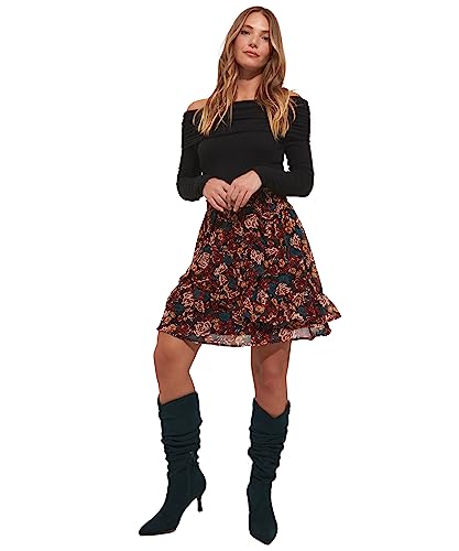 Joe Browns Damen Minirock mit Rüschen und Blumenmuster Rock, Multi, 34 von Joe Browns