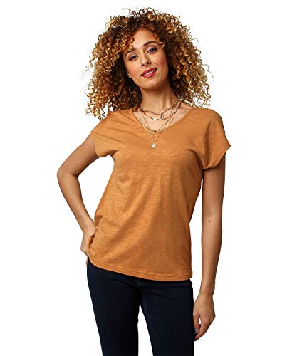 Joe Browns Damen Not So Simple Top T-Shirt, A-senf, 42 von Joe Browns
