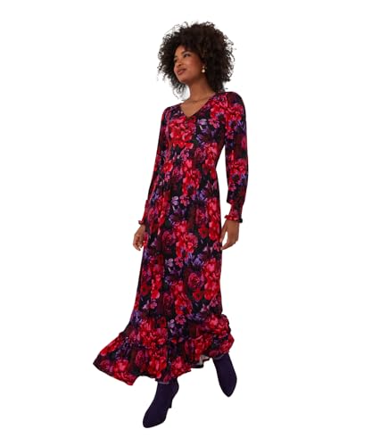 Joe Browns Damen Romantic Floral Print Jersey Maxi Dress Lässiges Kleid, rot, 36 Zierlich Joe Browns Damen Romantic Floral Print Jersey Maxi Dress Lässiges Kleid, rot, 36 Zierlich von Joe Browns