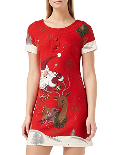 Joe Browns Damen Santa Tunic Tunika-Shirt, rot, 34 von Joe Browns