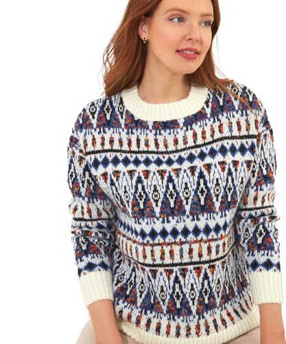 Joe Browns Damen Übergroßer festlicher strukturierter Strickpullover Pullover, Multi, 38 von Joe Browns