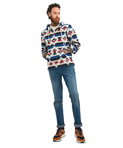 Joe Browns Herren Aztekenmuster Kapuzenpullover, Multi, S von Joe Browns