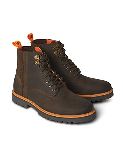 Joe Browns Herren Klassische Schnür-Stiefel im Nubuk-Stil Stiefelette, braun, 43 EU von Joe Browns