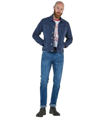 Joe Browns Herren Washed Trucker Jacket Jacke, Gewaschenes Indigo, XXL von Joe Browns
