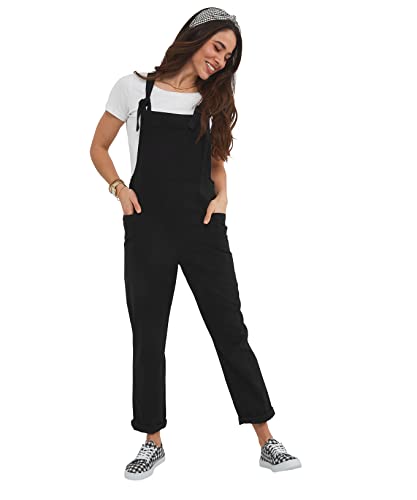 Joe Browns Leger Relaxed Wide Jumpsuit Overall, Schwarz, 10 von Joe Browns