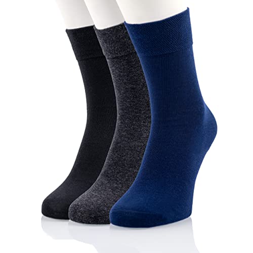 Joe Cotton Premium Business-Socken (3x Paar) Herren-Socken aus Bio-Baumwolle (43-46, Mixed) von Joe Cotton