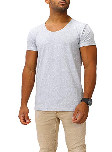Joe Franks Herren Basic T-Shirts Round Deep Rundhals Kurzarm Slim Fit Körperbetonend Basic Joe Franks Herren Basic T-Shirts Round Deep Rundhals Kurzarm Slim Fit Körperbetonend Basic von Joe Franks
