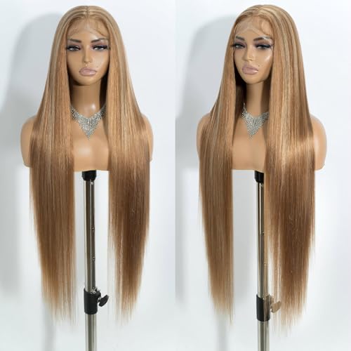 Joedir Lange Gerade Perücken mit Babyhaar Synthetische Perücken für Frauen von Joedir